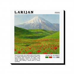 تابلو شاسی طرح قله دماوند لاریجان