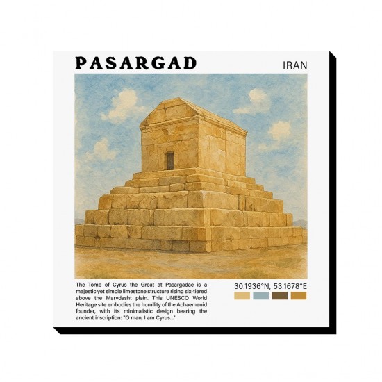 تابلو شاسی طرح آرامگاه کوروش بزرگ پاسارگاد
