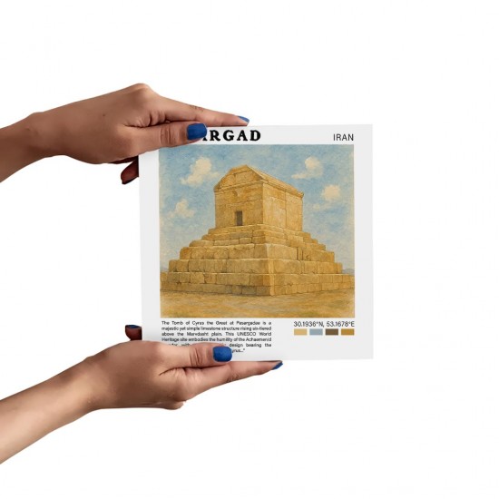 تابلو شاسی طرح آرامگاه کوروش بزرگ پاسارگاد