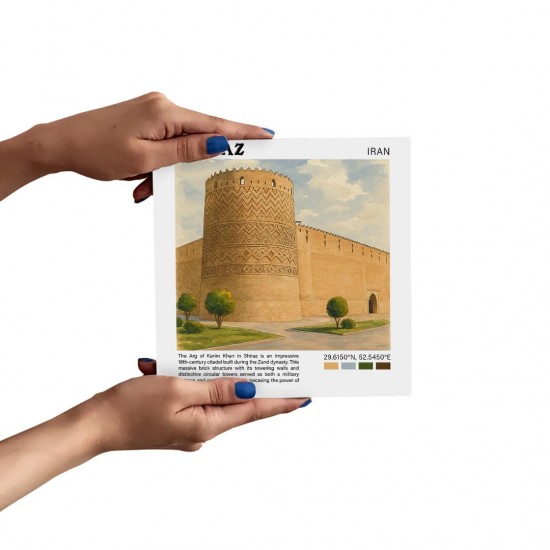 تابلو شاسی طرح ارگ کریم خان شیراز