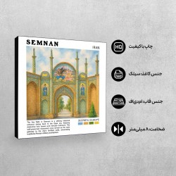 تابلو شاسی طرح دروازه ارگ سمنان