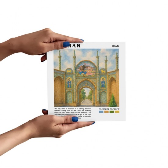 تابلو شاسی طرح دروازه ارگ سمنان