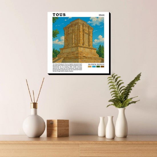 تابلو شاسی طرح آرامگاه فردوسی طوس