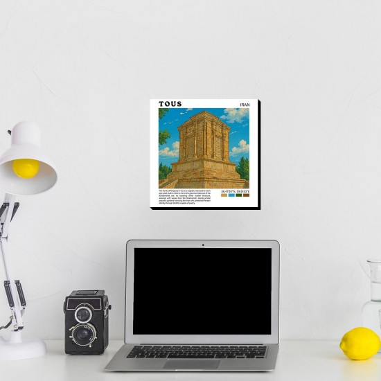 تابلو شاسی طرح آرامگاه فردوسی طوس