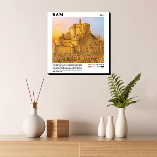 تابلو شاسی طرح ارگ بم