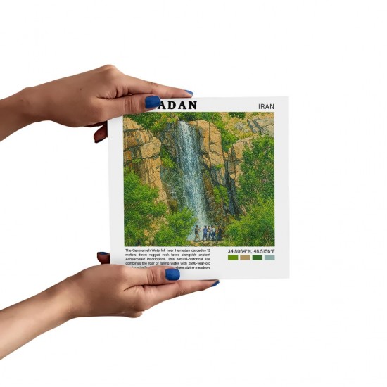 تابلو شاسی طرح آبشار گنج نامه همدان