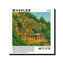 تابلو شاسی طرح روستای ماسوله