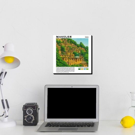 تابلو شاسی طرح روستای ماسوله