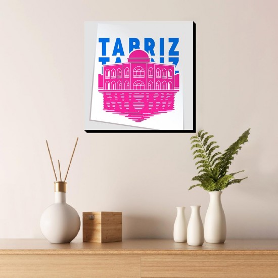 تابلو شاسی طرح نماد ائل گلی تبریز