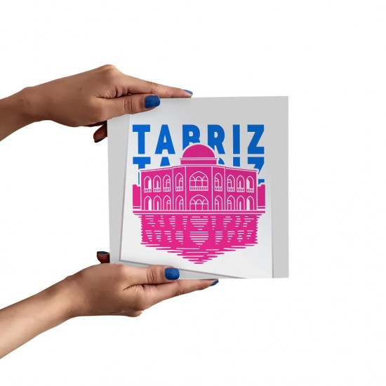 تابلو شاسی طرح نماد ائل گلی تبریز