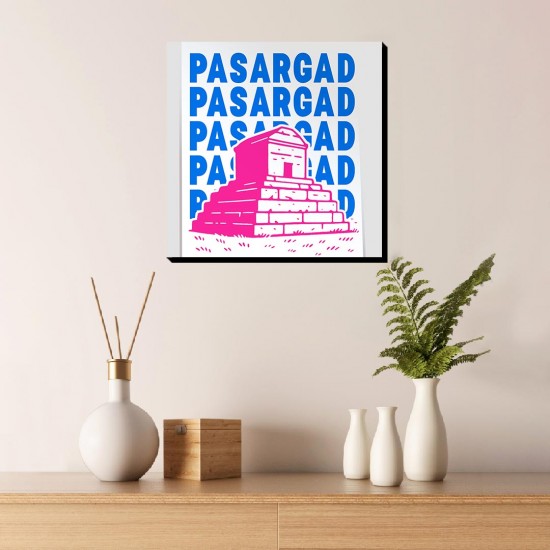 تابلو شاسی طرح نماد آرامگاه کوروش بزرگ پاسارگاد