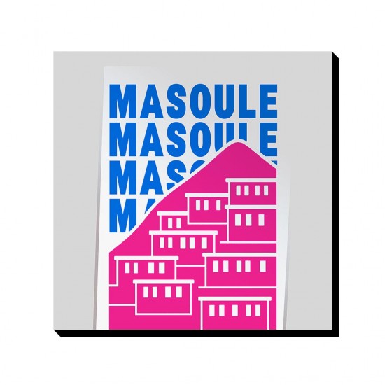 تابلو شاسی طرح نماد روستای ماسوله