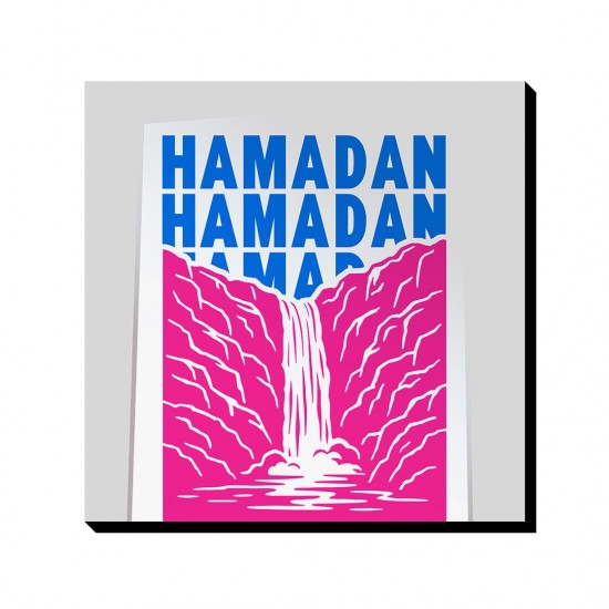 تابلو شاسی طرح نماد آبشار گنج نامه همدان