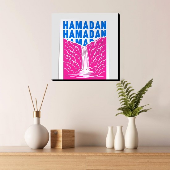 تابلو شاسی طرح نماد آبشار گنج نامه همدان