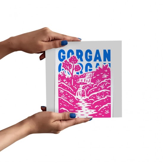 تابلو شاسی طرح نماد آبشار لوه گلستان