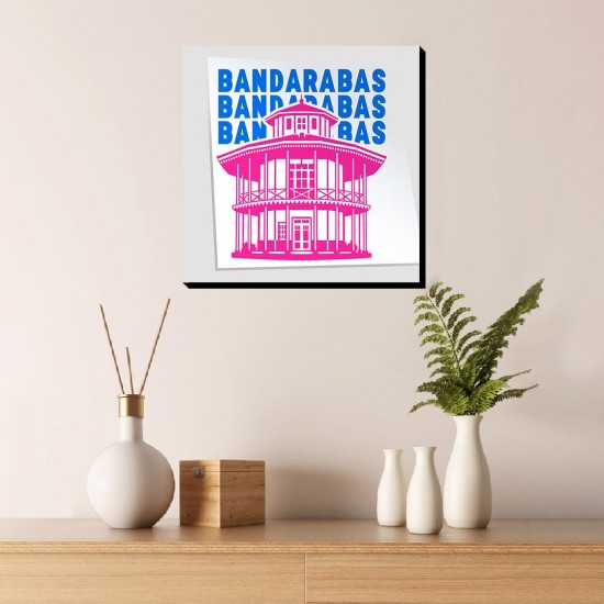 تابلو شاسی طرح نماد عمارت کلاه فرنگی بندرعباس