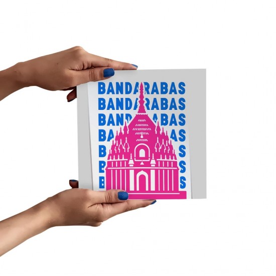 تابلو شاسی طرح نماد معبد هندوها بندرعباس