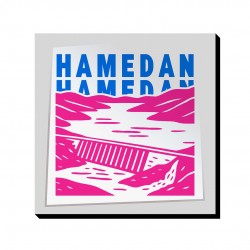 تابلو شاسی طرح نماد سد اکباتان همدان