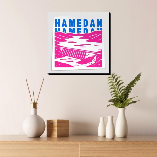 تابلو شاسی طرح نماد سد اکباتان همدان