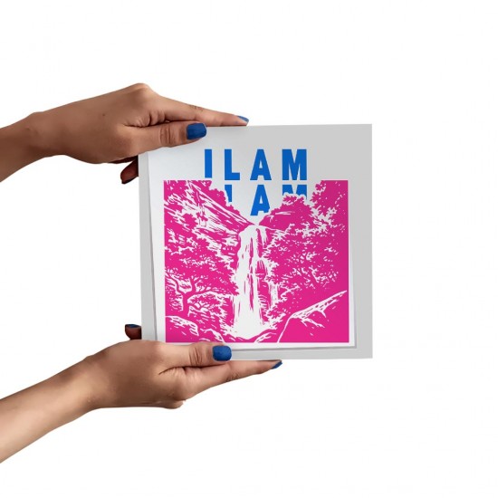 تابلو شاسی طرح نماد آبشار اما ایلام