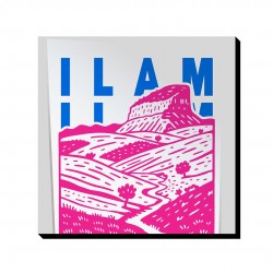 تابلو شاسی طرح نماد کوه قلاقیران ایلام