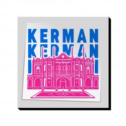 تابلو شاسی طرح نماد باغ فتح آباد کرمان