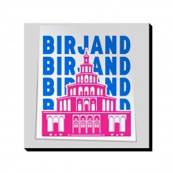 تابلو شاسی طرح نماد عمارت کلاه فرنگی بیرجند