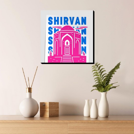 تابلو شاسی طرح نماد چهارطاقی تیموری شیروان