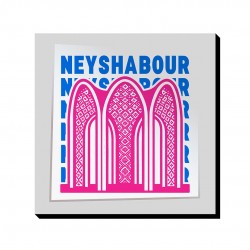 تابلو شاسی طرح نماد آرامگاه کمال الملک نیشابور