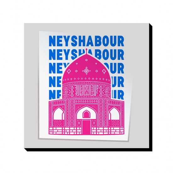 تابلو شاسی طرح نماد آرامگاه عطار نیشابور