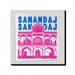 تابلو شاسی طرح نماد عمارت خسرو آباد سنندج