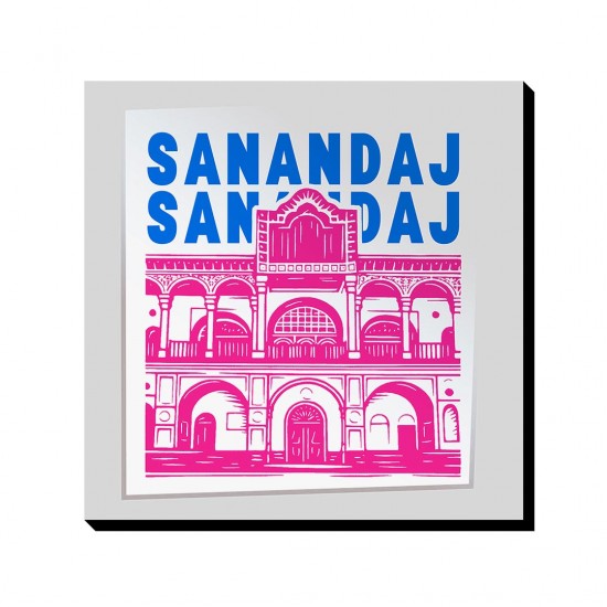 تابلو شاسی طرح نماد عمارت خسرو آباد سنندج