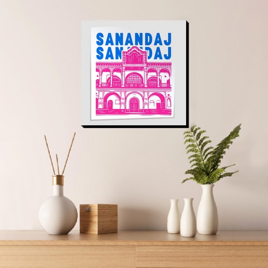 تابلو شاسی طرح نماد عمارت خسرو آباد سنندج