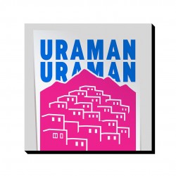 تابلو شاسی طرح نماد روستای اورامان