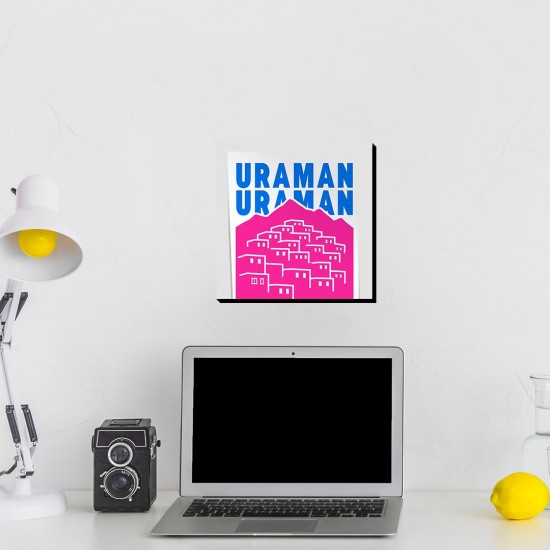 تابلو شاسی طرح نماد روستای اورامان