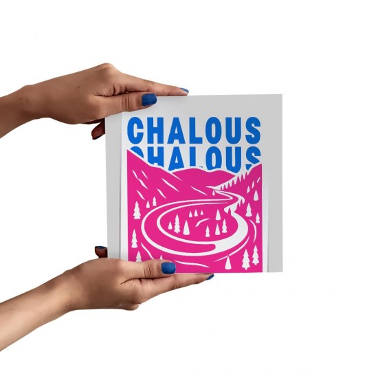 تابلو شاسی طرح نماد جاده چالوس