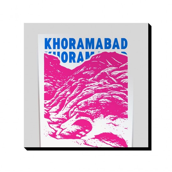 تابلو شاسی طرح نماد مخمل کوه خرم آباد