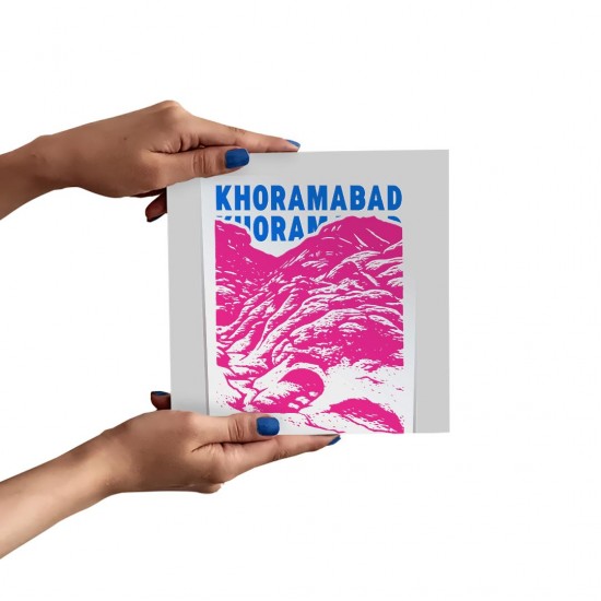 تابلو شاسی طرح نماد مخمل کوه خرم آباد