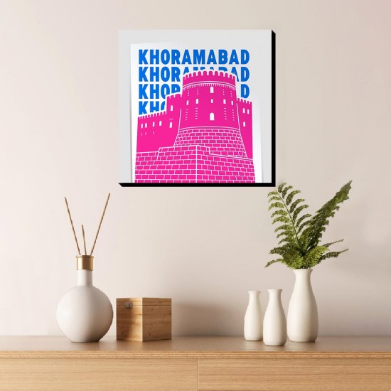 تابلو شاسی طرح نماد قلعه فلک الافلاک خرم آباد