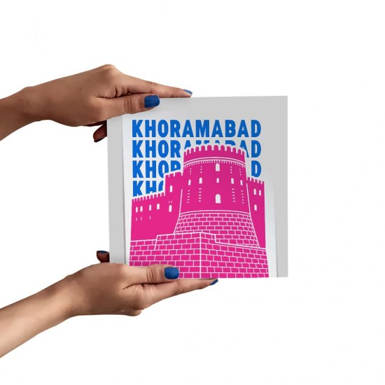 تابلو شاسی طرح نماد قلعه فلک الافلاک خرم آباد