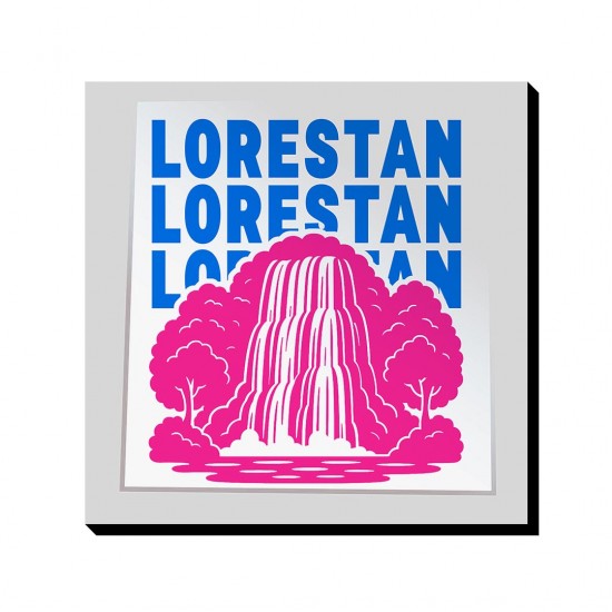 تابلو شاسی طرح نماد آبشار بیشه لرستان