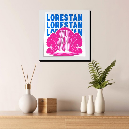 تابلو شاسی طرح نماد آبشار بیشه لرستان