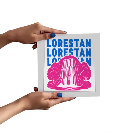 تابلو شاسی طرح نماد آبشار بیشه لرستان