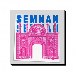 تابلو شاسی طرح نماد دروازه ارگ سمنان