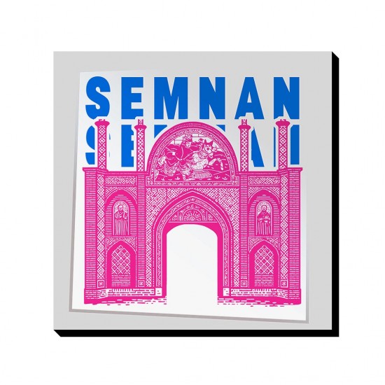 تابلو شاسی طرح نماد دروازه ارگ سمنان