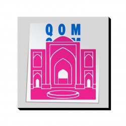 تابلو شاسی طرح نماد کاروانسرای دیرگچین قم