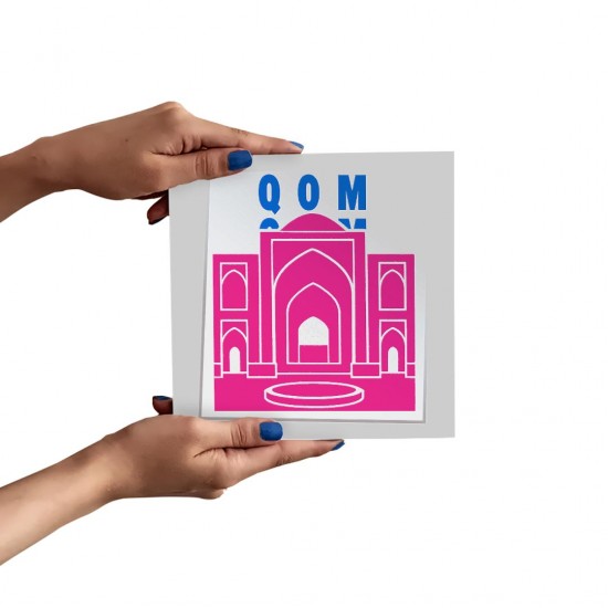 تابلو شاسی طرح نماد کاروانسرای دیرگچین قم