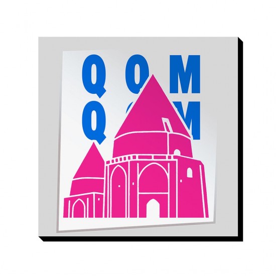 تابلو شاسی طرح نماد مقابر باغ گنبد سبز قم