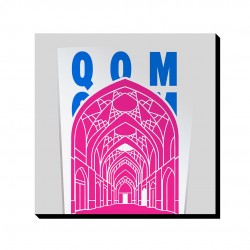 تابلو شاسی طرح نماد بازار تاریخی قم