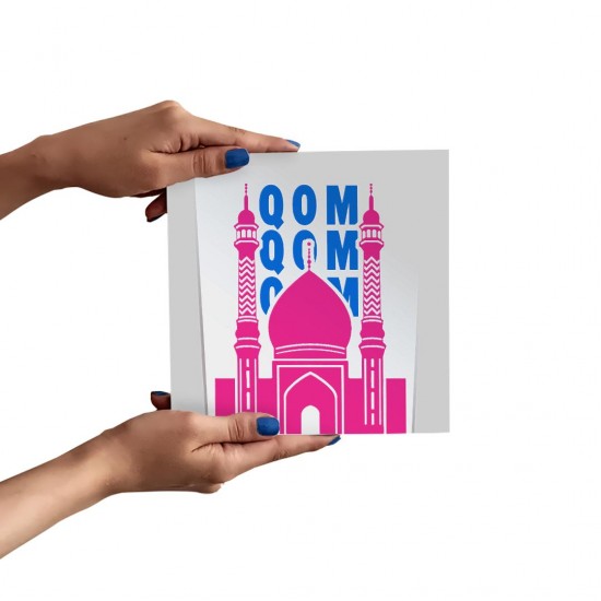 تابلو شاسی طرح نماد حرم حضرت معصومه (س) قم